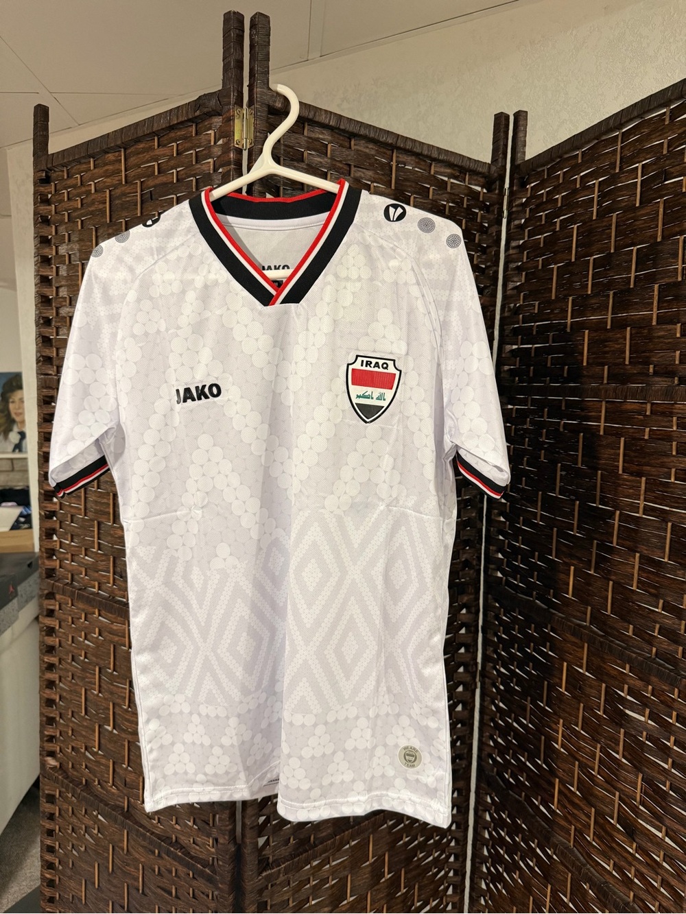 Iraq White National Team Soccer Jersey